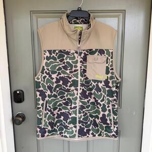 Marsh Wear Fusion Fleece Vest Mallard Camo XL